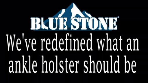 Blue Stone Safety D-Ring Lock Leather Ankle Holster Sub-Compact Pistols 9mm/.45 Caliber - image 1 from the video